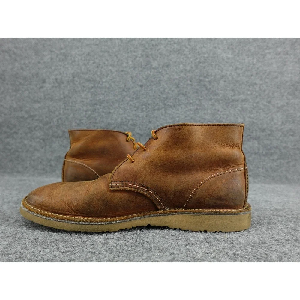 Red Wing Weekender Chukka Mens 7.5 Brown Leather Boots 3322 USA Heritage